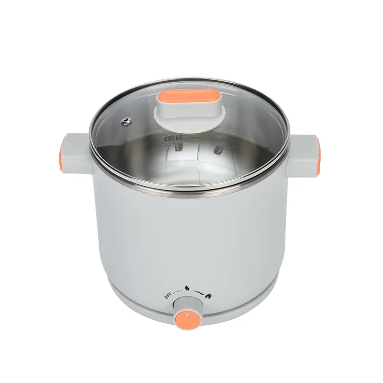 mini 1.5L  hot sale kitchen supplies 304 stainless steel Multi-function electric steamer pot hot pot cooker electric stew pot