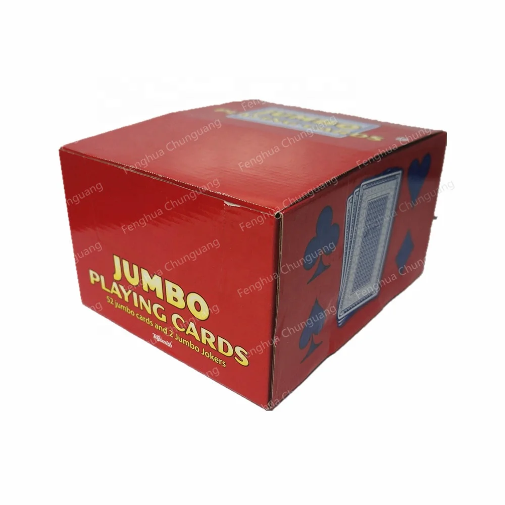 Standard Jumbo Advertising Custom Playing Cards Poker Paper