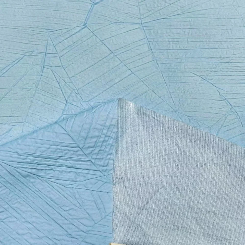 20D*20D nylon cordura digital print waterproof pleated fabric anti-UV anti-microbial for summer clothes