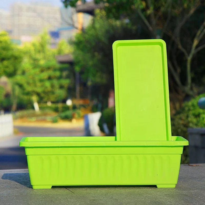 43cm plastic vegetable planter rectangle vegetable pot