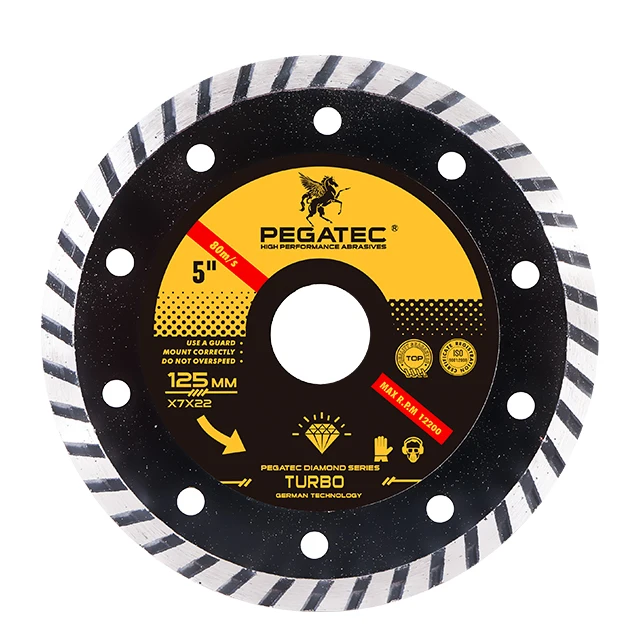 Granite Diamond Cutting Wheel for Marble Quartz, 5 Inch Fast Cutting Grinding Shaping Diamond Disc