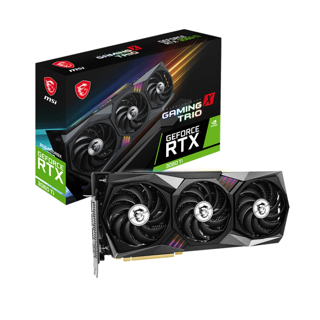 New GPU MSI RTX 3060 Ti GAMING X TRIO 8GD6X New Graphics Card New RTX 3060ti