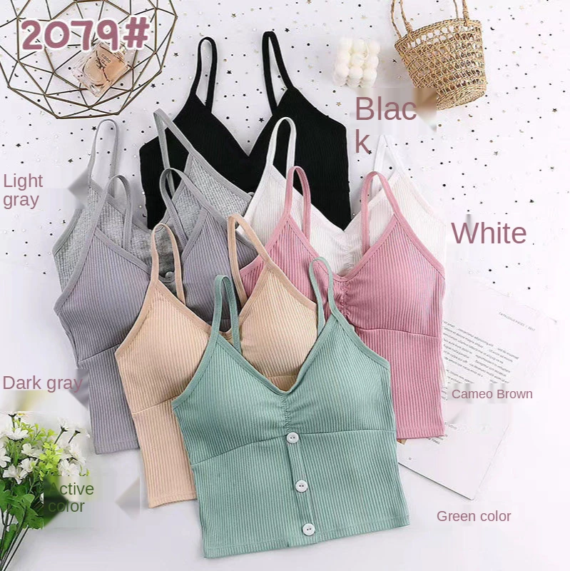 Оптовая продажа, последняя мода, красивая задняя часть из ткани с резьбой, топ-труба с подкладкой, камзол, женские топы на бретелях