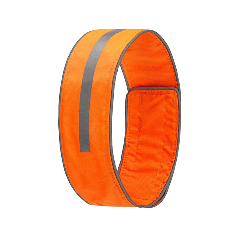Reflective Collar Band Safety Apparel for All Dogs Easy Fastening Closure High Visibility Fluorescent Orange