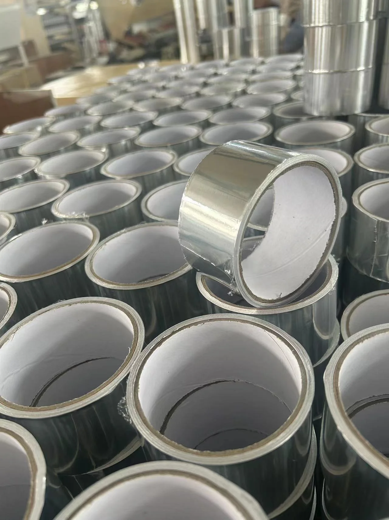 HVAC PET High Temperature Aging Resistance Self Adhesive Insulation Sealing Aluminum Alu Foil Duct Tape