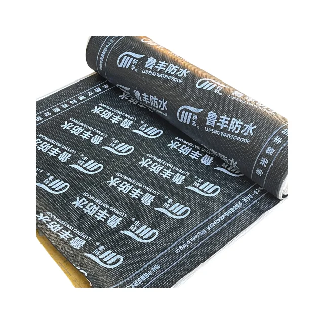 Self Adhesive Waterproof High Polymer Polyethylene Waterproofing Membrane For Roof Foundations