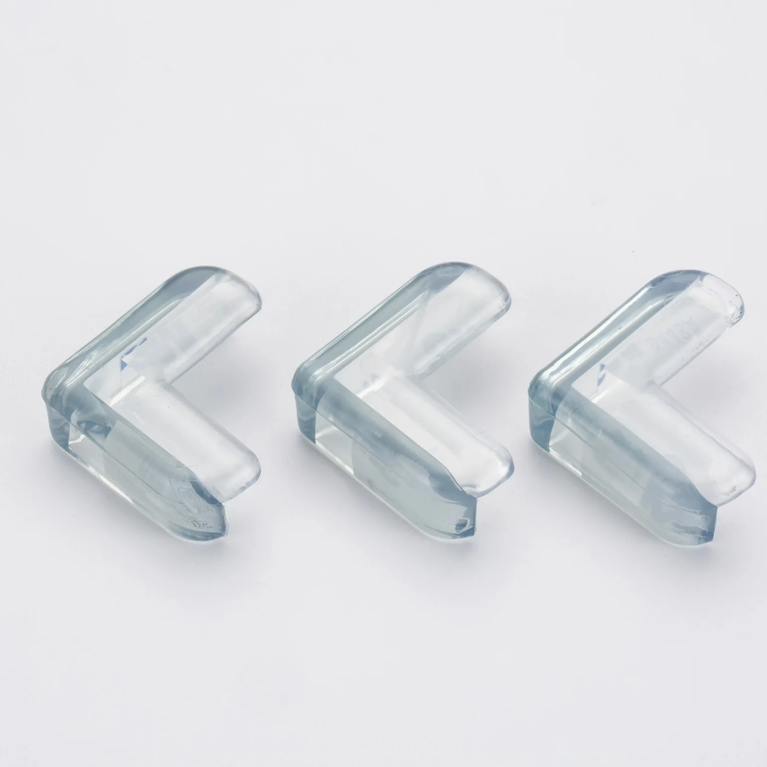 Soft and Transparent whole Covered Table Corner Protector Improved rubber Corner guard for furniture