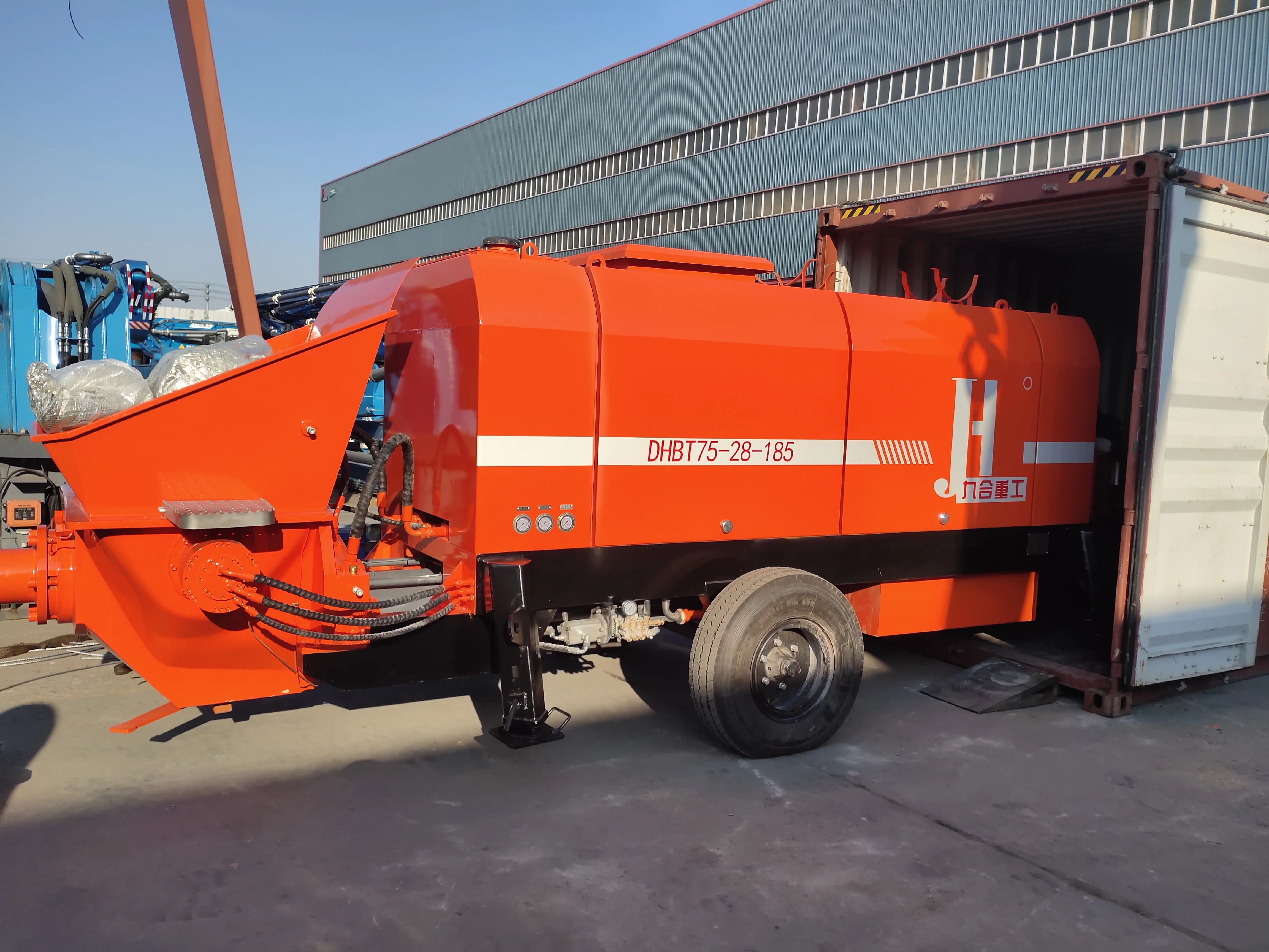 JIUHE 2023 Year Hot Sale ! Competitive Price Elephant Concrete Pump With Ce Certificates, High Quality Elephant Concrete Pump