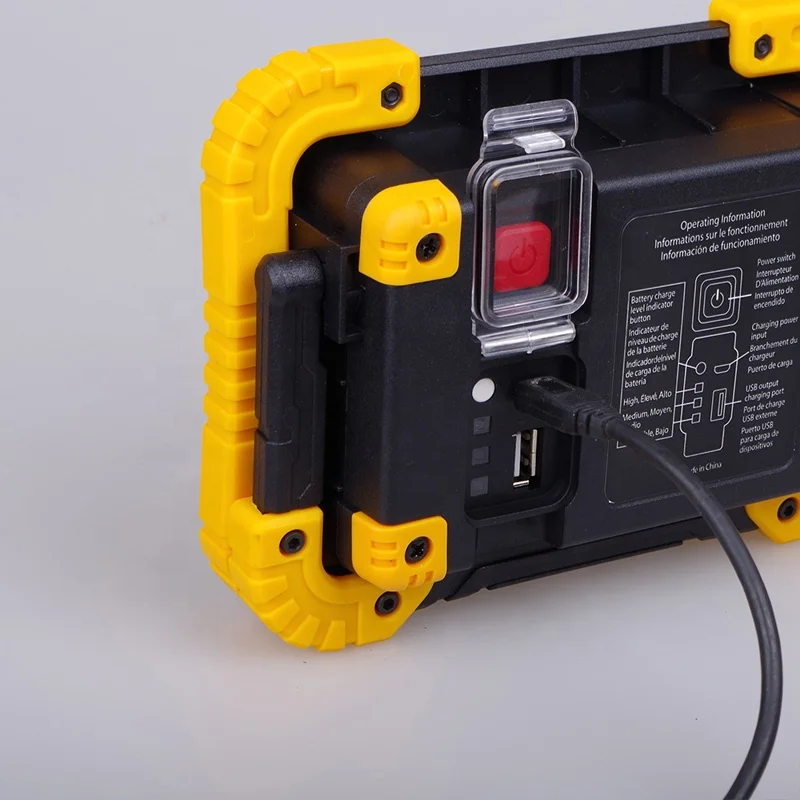 
Multifunction COB LED USB Rechargeable 10w Led Car Repairing Work Lamp With Power Bank Function 