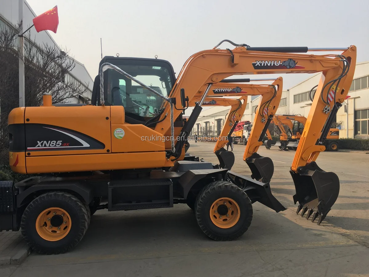 RHINOCEROS Brand New 8.5 Ton WHEEL Mini Excavator