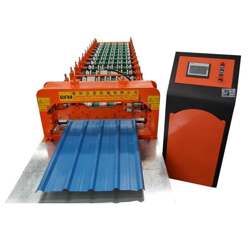 Customizable thickness 0.3-0.8mm roll forming machine 760 roof panel making machine