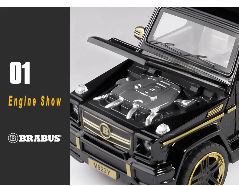 High quality Alloy 1:24 Diecast Car Model Action BENZ Figure