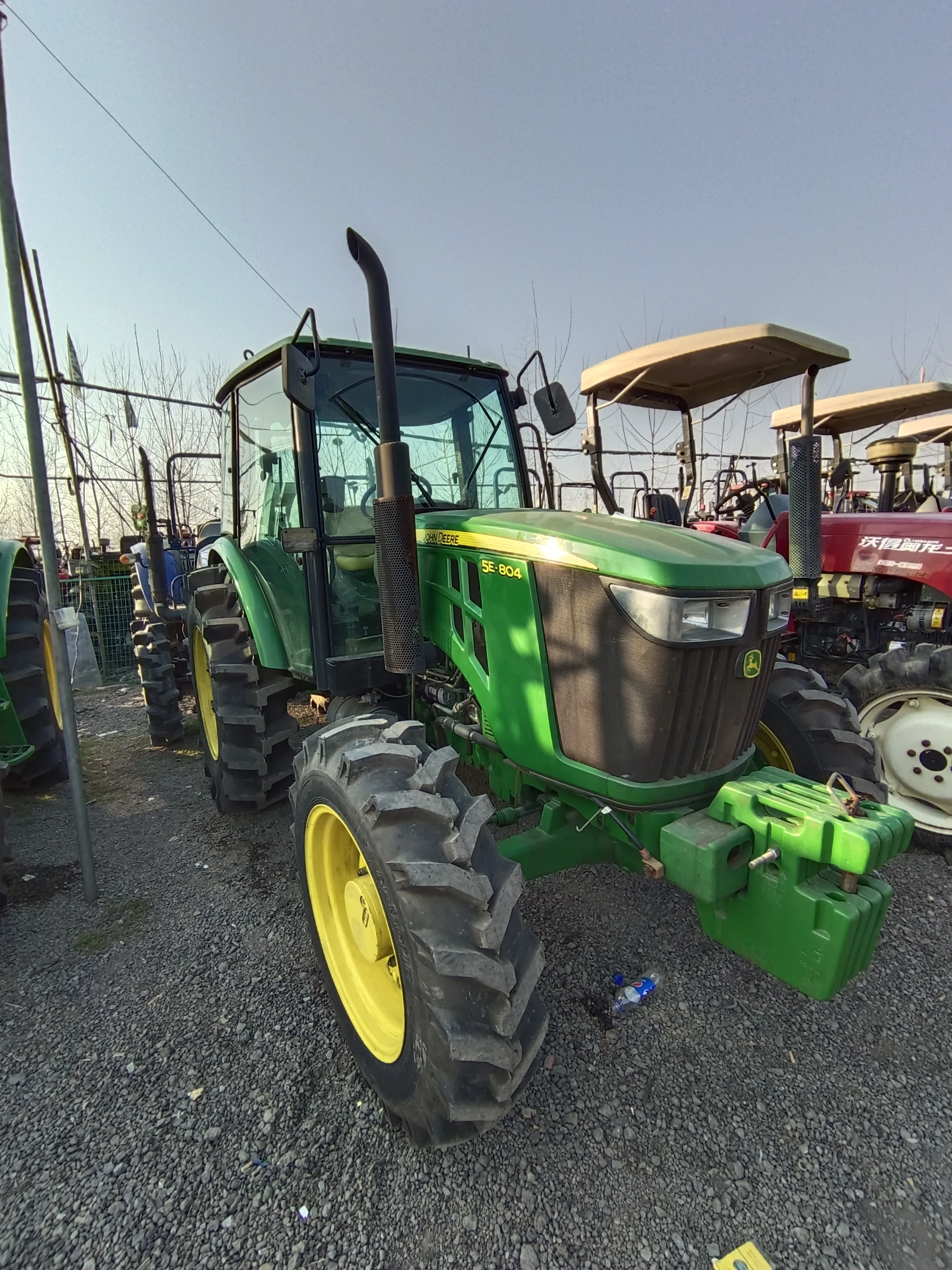Good Quality Farm Machinery 80 HP Deer 804used Tractor Four Wheel Drive Garden