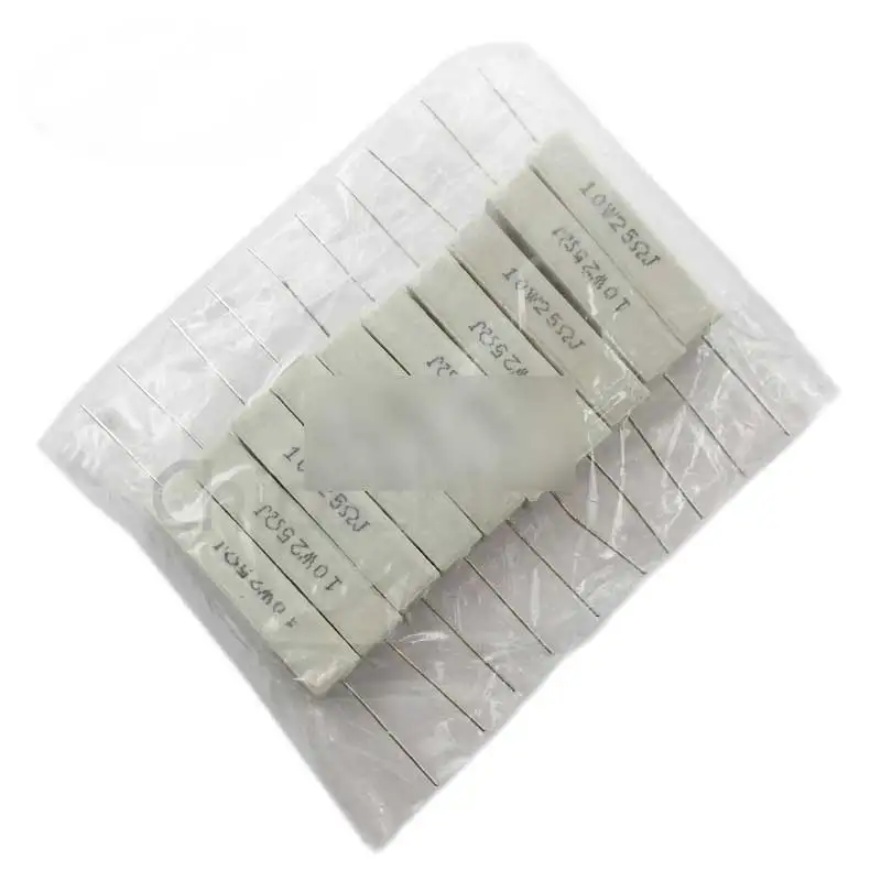 10pcs 10W 5% Cement Resistor Power Resistance 0.1 ~ 10K 0.1R 0.5R 10R 50R 0.22 0.33 0.5 1 2 5 8 10 15 20 25 30 100 1K 2K 3K ohm