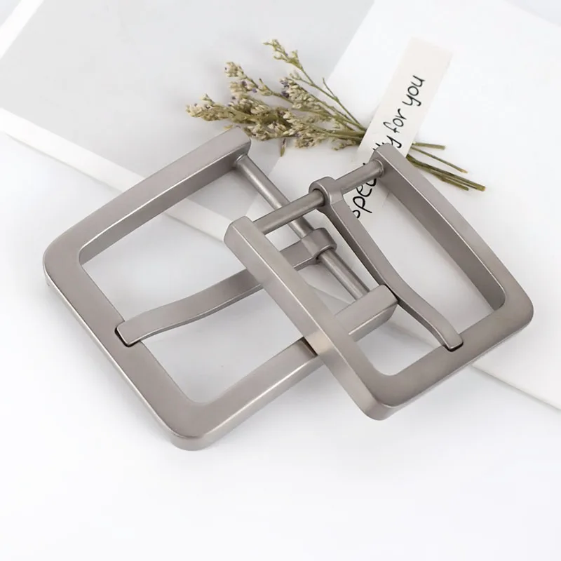  MeeTee AP367 пряжки ремня из чистого титана безвредные для кожи мужчин джинсы одежда аксессуары кожаное ремесло