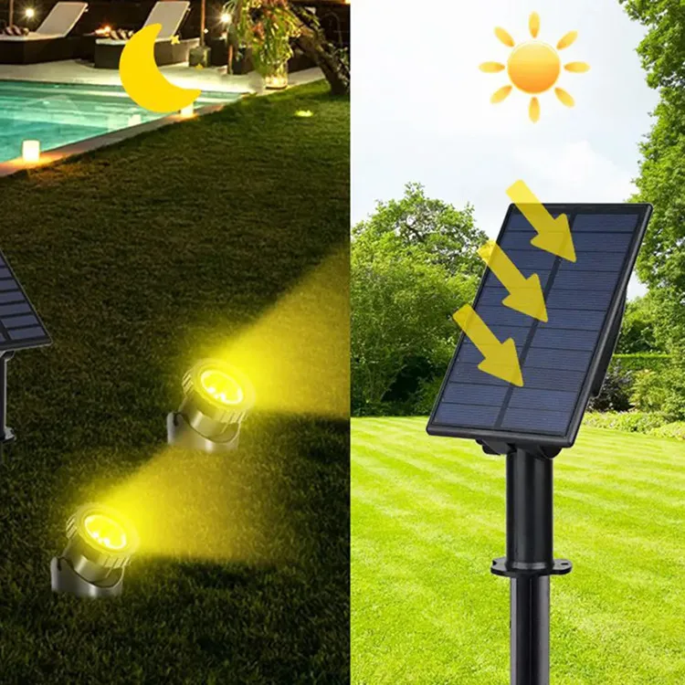 High Quality Low Price Outdoor Home Decoration Colorful RGB Spotlight Street Roadside Way Light