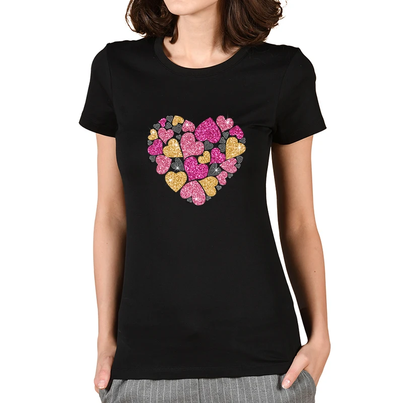 Custom hot fix garment glitter transfers wholesale