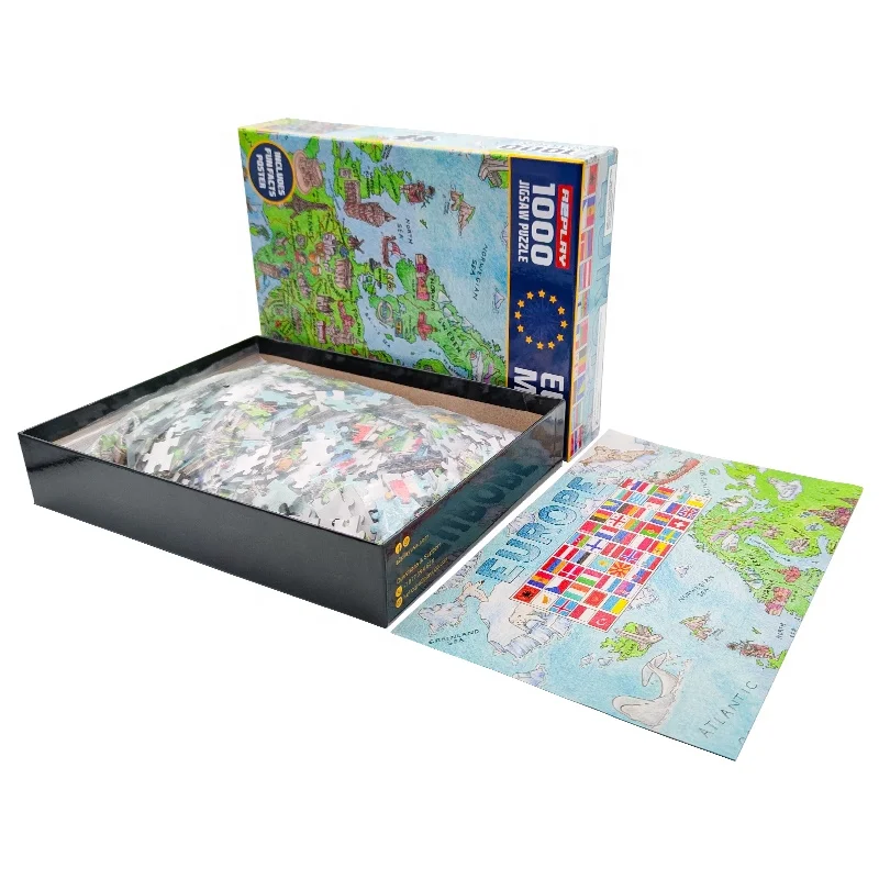 Senfutong and paper laser puzzle customized adult version 1000 pieces of triangle puzzle high difficulty