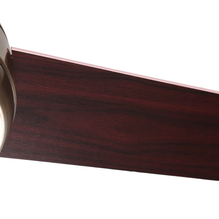 Simple Modern 48 inch AC copper motor Classic design Decorative Remote control fan with light