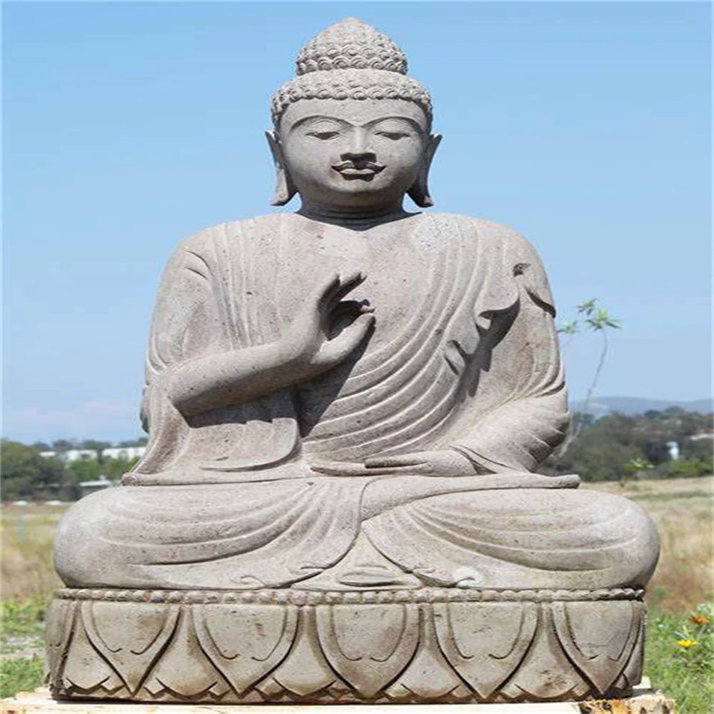 Deedgreat Large Size Meditating Buddha Statue for Home Buddha Indoor and Outdoor Decor Zen Garden Buddah Decoration Home