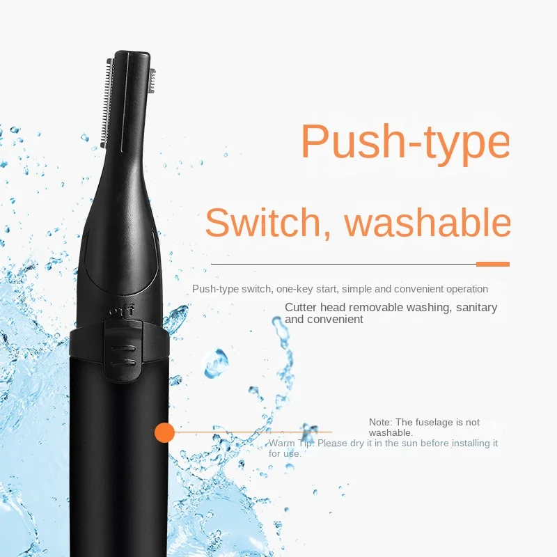 Electric eyebrow trimming knife multi-functional washable eyebrow shaving knife do not hurt the skin shaving razor