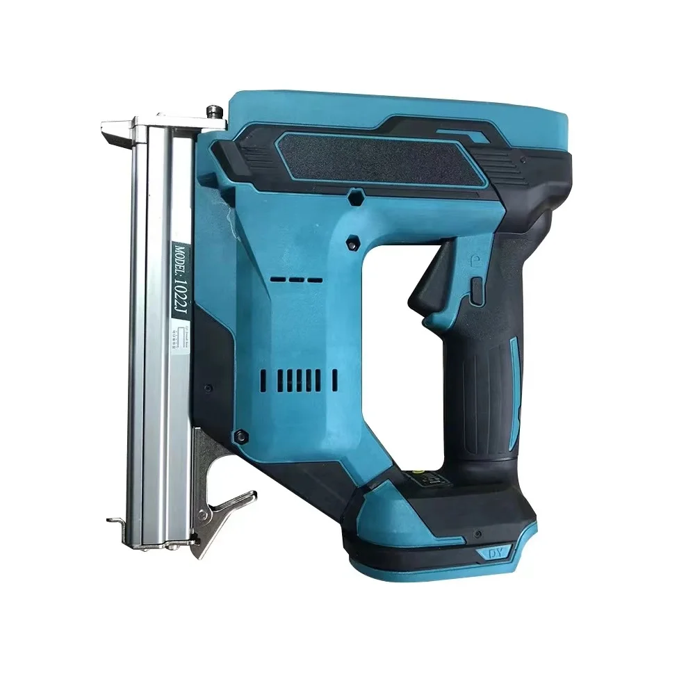 BOLIU 21V Battery 2Gear Brushless Electric Gun Cordless 1022J U Stapler  for Furniture 1 Set Nails Woodworking Power Tool