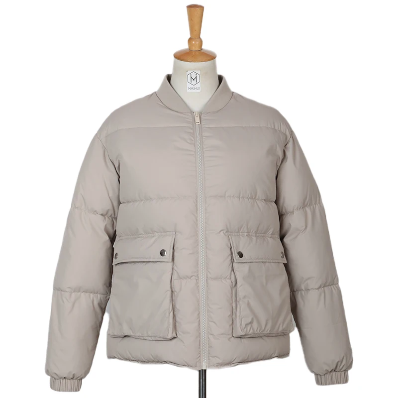 Женские Короткие пуховики на заказ, женская зимняя теплая одежда, женское плотное пальто