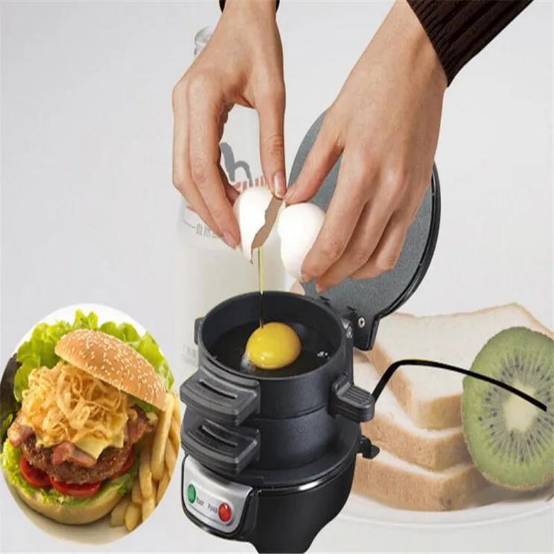 Multi Non-stick Plates Round Hamburger Sandwich Maker Smart Mini Detachable Egg Breakfast machine Hamburger Makers
