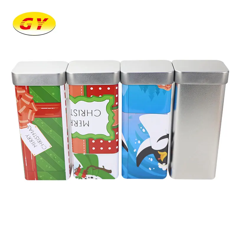 
Custom tin box Holiday gift tin box metal biscuit metal gift box metal candy 