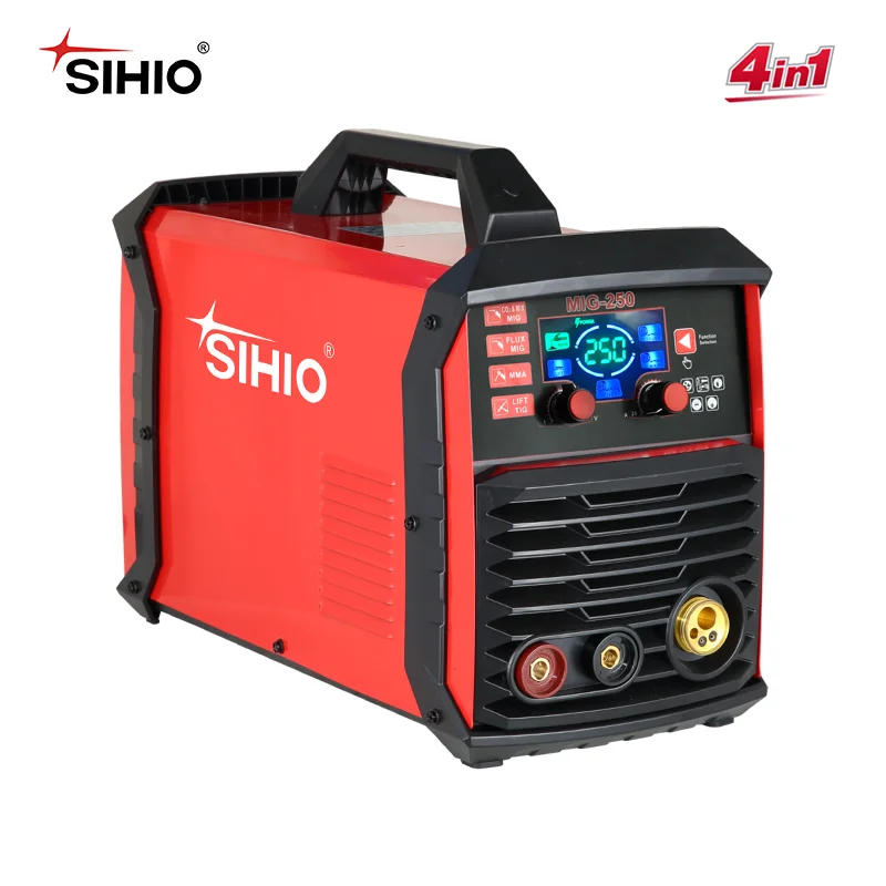 Sihio Arc Force 220V 180A Portable 4 In 1 Welder Soldador Gas Mig Tig Mma And Flux Welding Machine