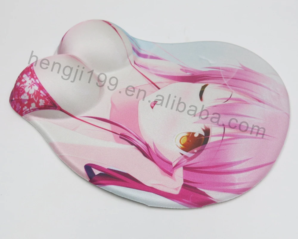 custom breast mouse pad open sexy girl full photo simulate big boobs 3d cartoon girl mouse pad