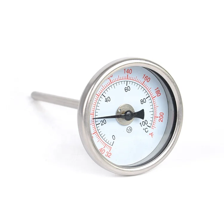 Bimetal thermometer WSS-401/411 stainless steel thermometer thermometer