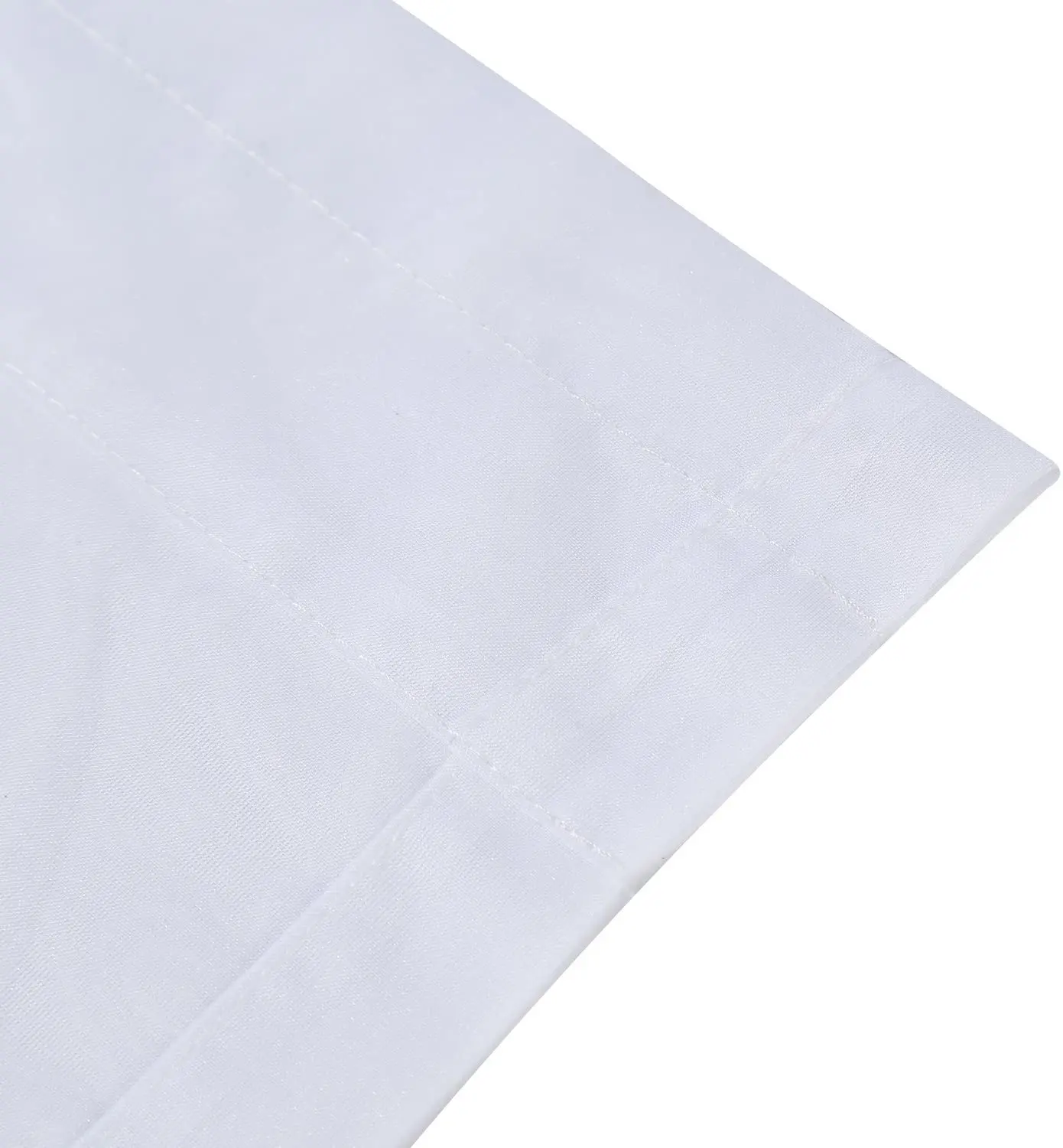 Доставка в США, оптовая продажа, белые прозрачные Занавески Из вуали с 2 панелями на французскую дверь для гостиной (2 панели)