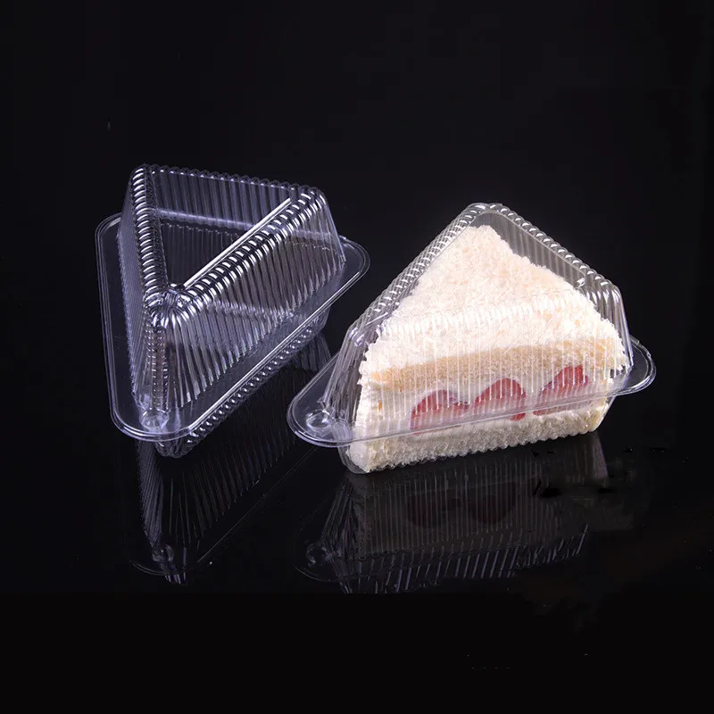 Good grade plastic cheesecake container clear caja de plastico para postres