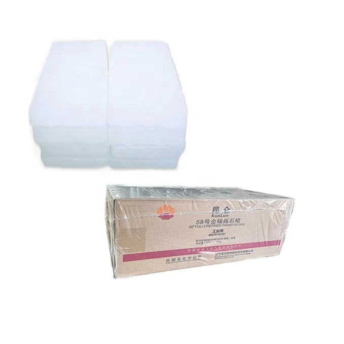 Parafina china 58/60 fully semi refined paraffin waxes for candle making