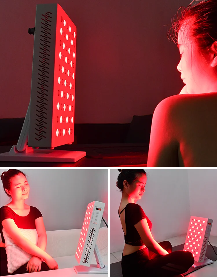 Sgrow 300w пол-корпус, который можно носить с Красный рядом с ИК-область спектра 660nm 850nm светодиодный фототерапия настольная панель