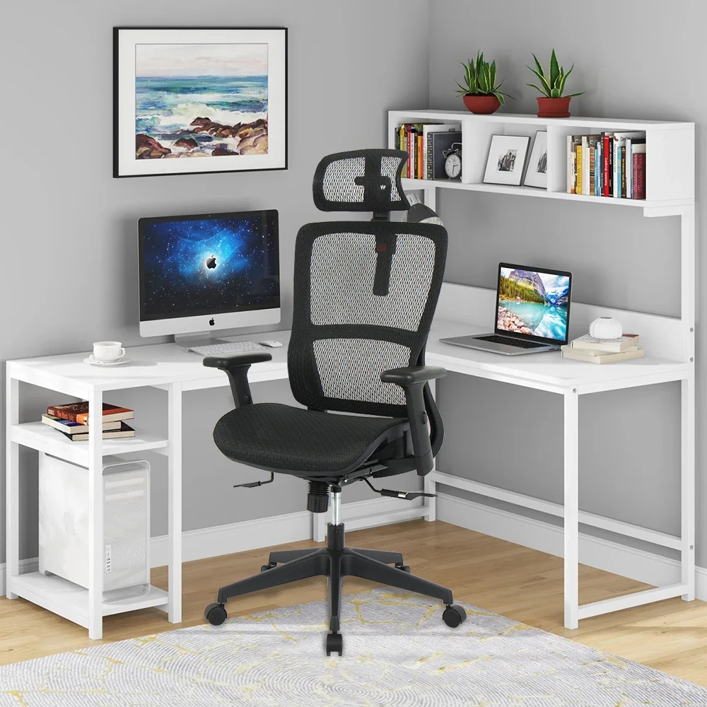 Henglin OEM ODM Height Adjustable High Back Boss Office Mesh Chair Comfortable Office Chair