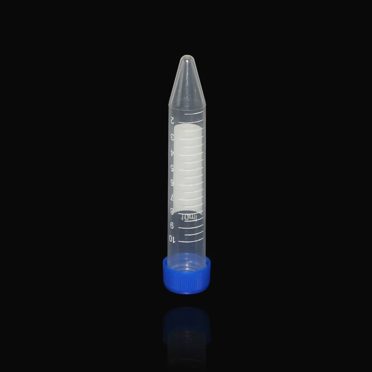 cheap price 15ml blue screw cap  conical bottom plastic centrifuge tube