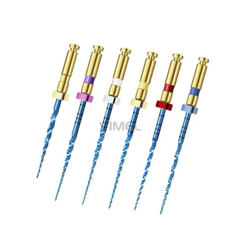 Dental Material Blue Heat Activated Flexible Super Files NITI Rotary Universal Root Canal Dentist Tips Endodontic Files