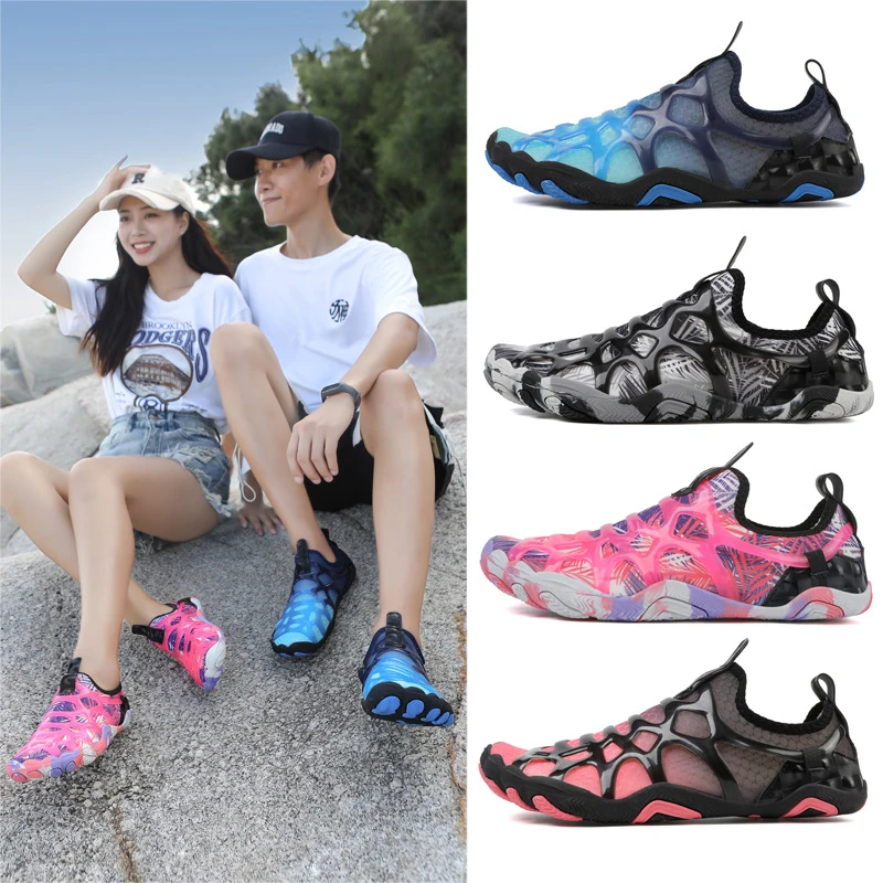 Multifunctional Five-Finger Beach River Shoes Non-Slip Quick-Drying Breathable Fitness Yoga Tracing Fitness Walking Shoes