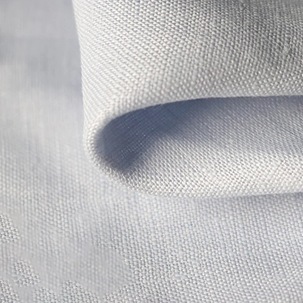 Top quality 100 linen fabric breathable shirt and dress fabric organic linen fabrIC