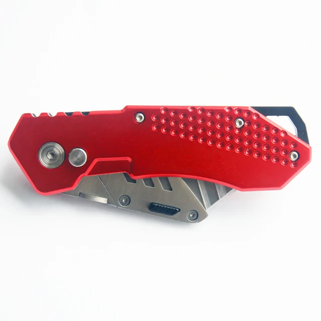 Heavy Duty aluminum folding camping  pocket outdoor utility knife