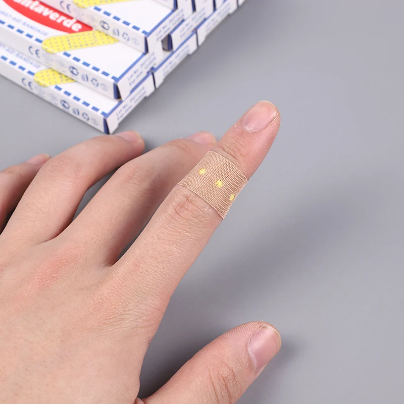 band-aid Emergency Medical adhesive bandage Supplies WaterproofFlexible Fabric Bandage  Plaster Vaccinated Sticker bandage