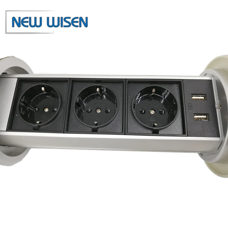 Custom the luxury electrical supplies socket type c british italian outlet kitchen uk electric power socket with usb port