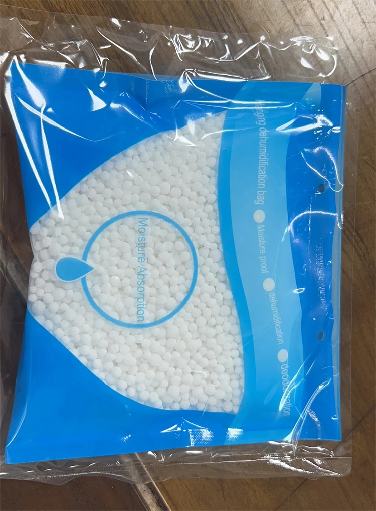 Stock Low MOQ Disposable Hanging Wardrobe Damprid Damp Rid Humidity Eliminator Closet Moisture Absorber Dehumidifier Bag
