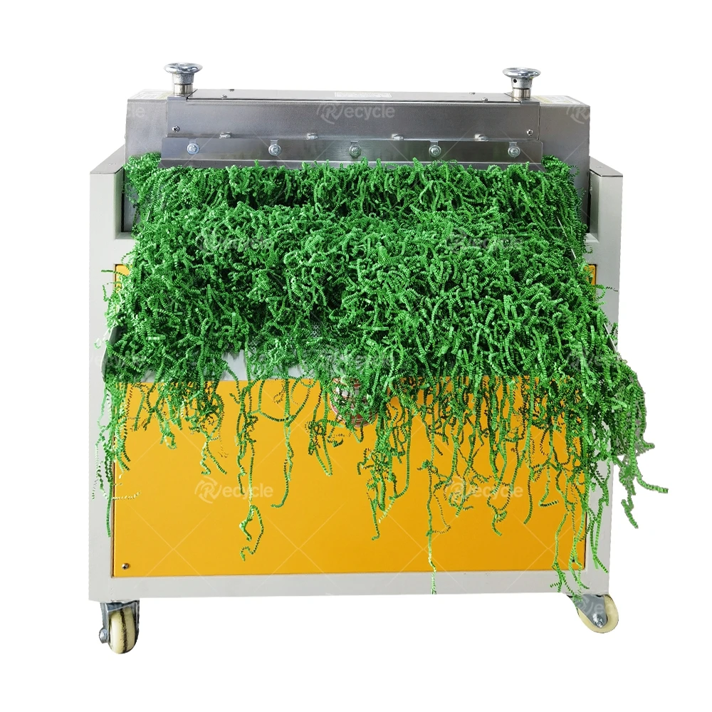 Mini Small Straight Crinkle Paper Raffia Cutting Cutter Shredder Machine Packing Filler for Packaging Gift Box Tissue