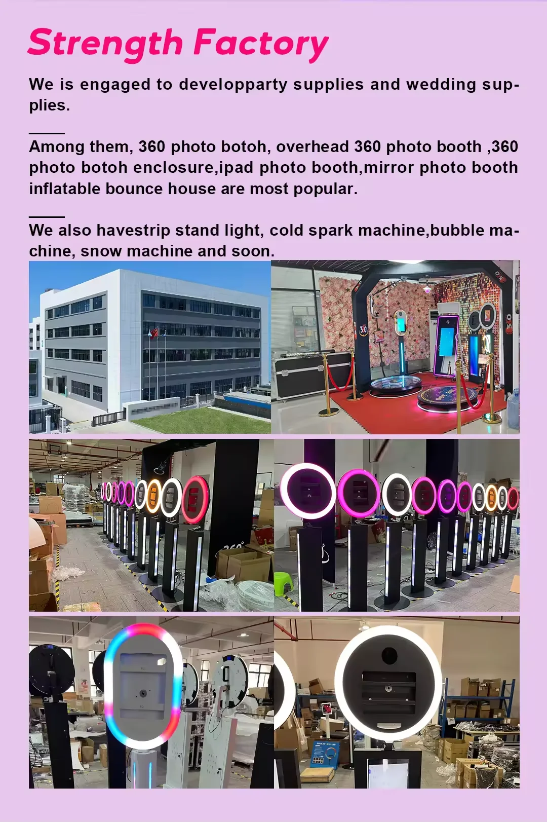 Free Factory Shipped in 48h Ipad Photo Booth Metal Shell For Ipad Selfie W/Rgb Photo Booth For Ipad