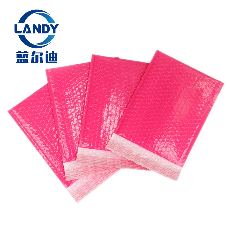 waterproof pink foil bubble mailers pink 5x7 padded envelopes,pink bubble mailers 5 x 7