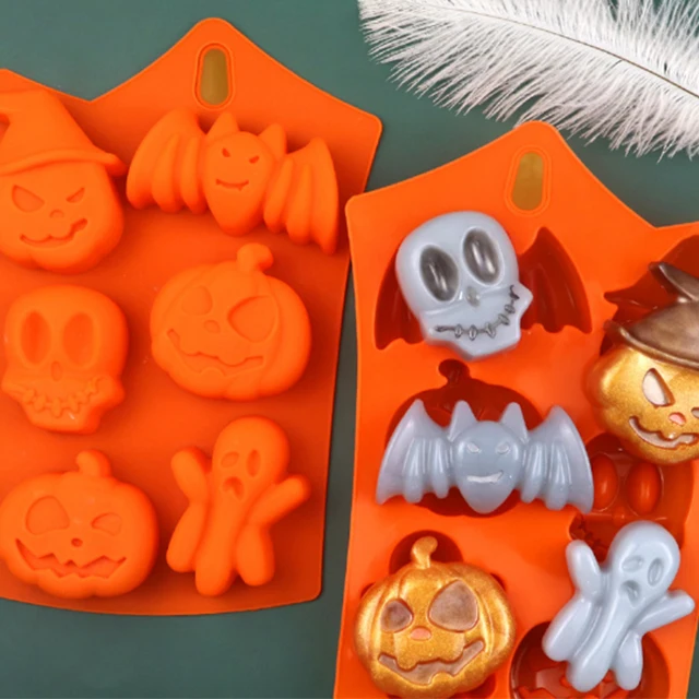Custom Baking Set Removables Fondant Bakery Modern Silicone Halloween Mousse Cake Mold