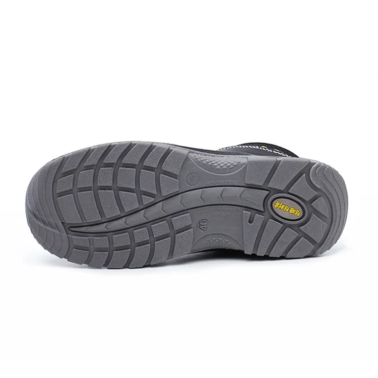 Microfiber light weight industrial steel toe safety shoes wear resistant breathable sports brand safety shoes for men